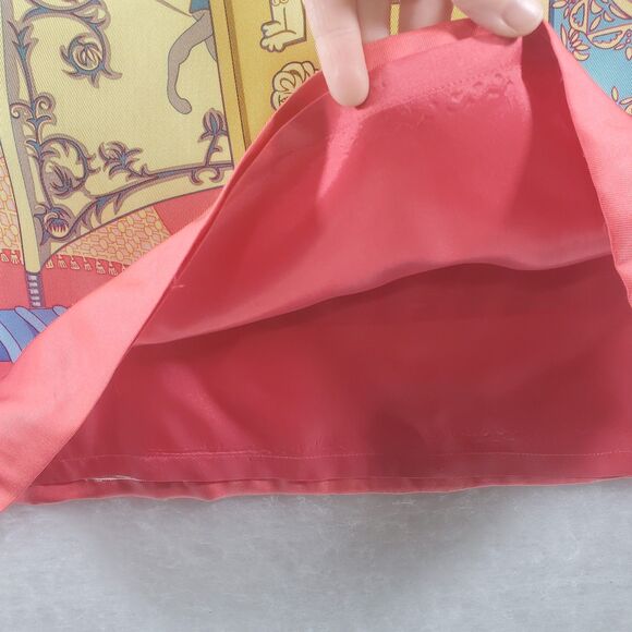 sz 8 J. McLaughlin Silk Tunic Shift Dress 3/4 Sleeve Knee Length Kaftan Resort - Picture 9 of 12